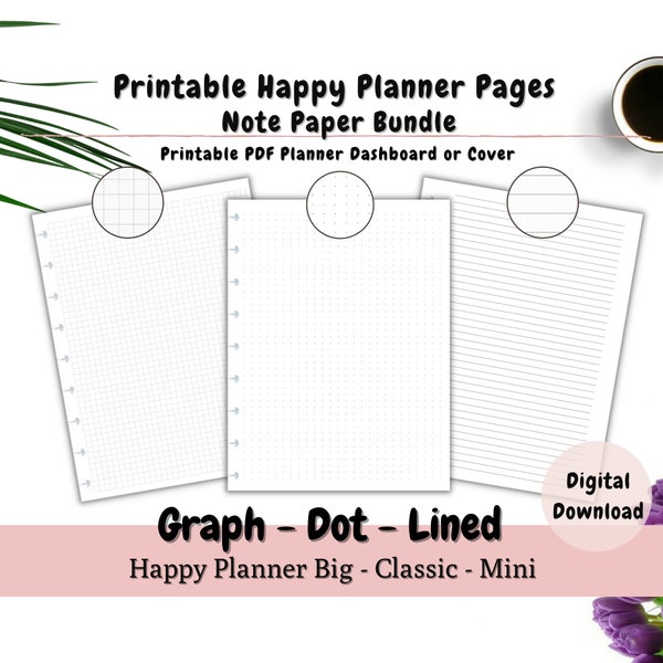 Happy Planner Insert Etsy