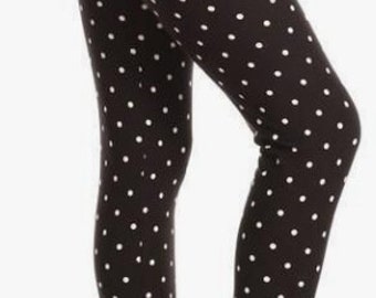 polka dot leggings outfit