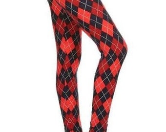 argyle sweater tights
