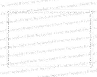 Mütze Patch SVG, Kunststich SVG, Blanko Patch SVG, Rechteck SVG, Beanie Patch Svg, Leder Patch Svg, Glowforge Svg, Laser Svg, Patch Svg