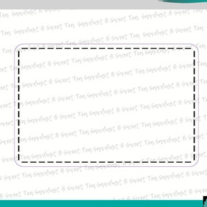 Hat Patch SVG, Faux Stitch SVG, Blank Patch SVG, Rectangle Svg, Beanie Patch Svg, Leather Patch Svg, Glowforge Svg, Laser Svg, Patch Svg