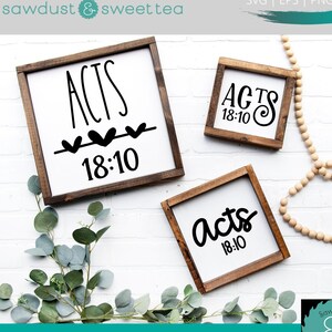 Hechos 18 10 SVG, Versículo Bíblico SVG, SVG de las Escrituras, Svg de signo cristiano, Svg basado en la fe, Paquete de Escrituras Svg, Glowforge Svg, Svg
