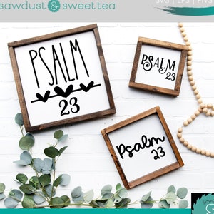 Salmo 23 SVG, Versículo bíblico SVG, SVG de las Escrituras, Svg de signo cristiano, Svg basado en la fe, Paquete de Escrituras Svg, Glowforge Svg, Svg