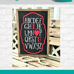 I Heart You SVG, I Love You SVG, Valentine SVG, Love Svg, Alphabet Svg, Nursery Svg, Nursery Sign Svg, Nursery Svg for Glowforge