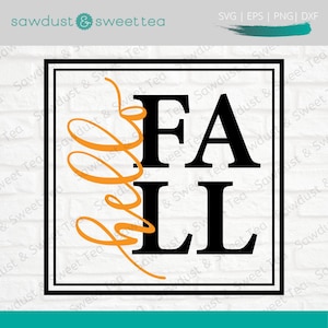 Hello Fall SVG, Hello Fall Pillow SVG, Fall Design SVG, Fall Saying Svg, Fall Svg, Fall Shirt Design Svg, Fall Sign Svg, Fall Mug Svg