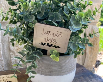 Funny Plant Stakes SVG, Plant Stakes SVG, Funny Plant Marker Svg, Mothers Day Svg, Potted Plant Svg, Glowforge Svg, Laser Svg, Svg