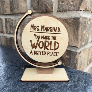 Globus SVG, 3D Globe Svg, Lehrer Geschenk SVG, machen Sie die Welt ein besserer Ort SVG, Glühforge Svg, Laser Svg