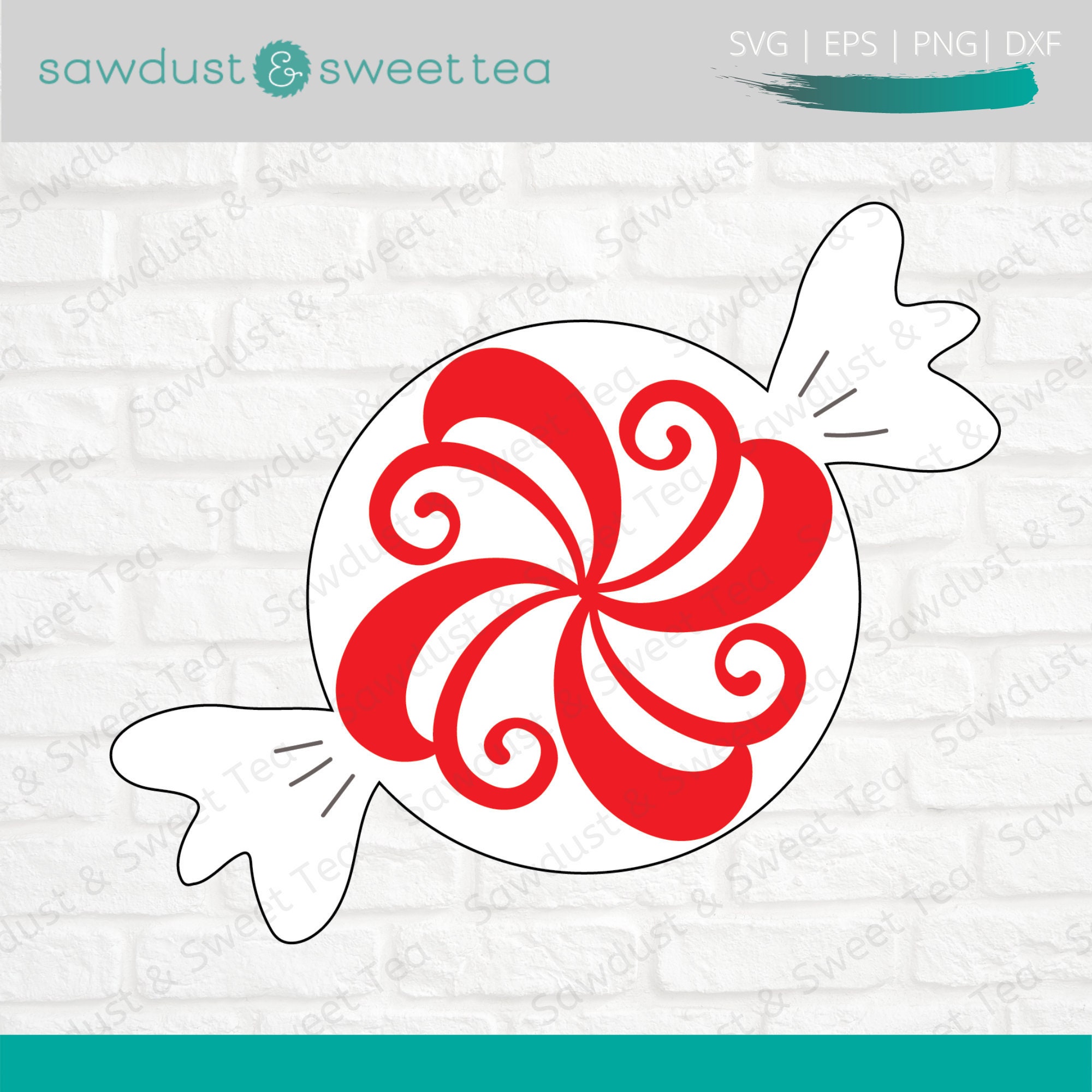Peppermint SVG Peppermint Candy SVG Wrapped Candy SVG - Etsy