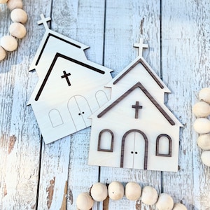 Iglesia SVG, Pascua SVG, Christian SVG, Edificio de la Iglesia Svg, Iglesia Svg para Glowforge, Glowforge Svg, Láser Svg,