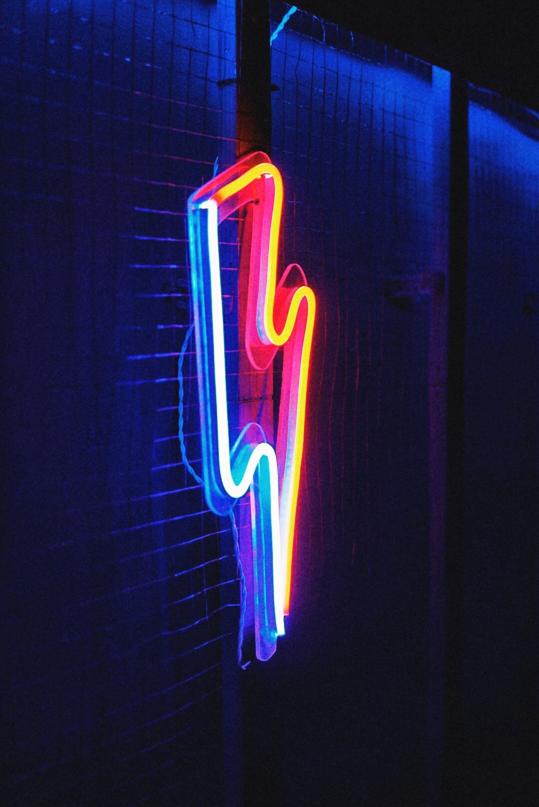New Lightning Bolt Acrylic Neon Light Sign 24" 