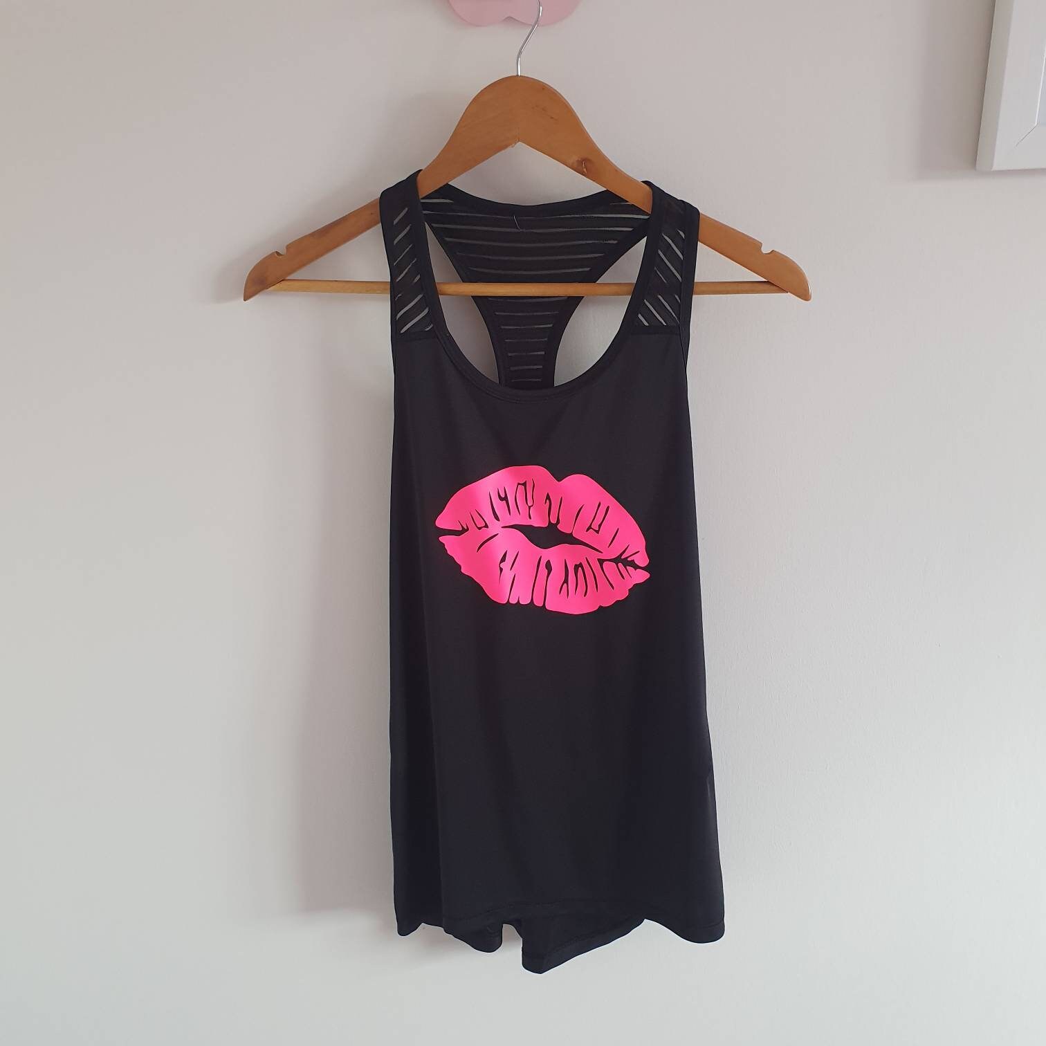 Neon Workout Vest Neon Gym Vest Womens Gym Top Etsy
