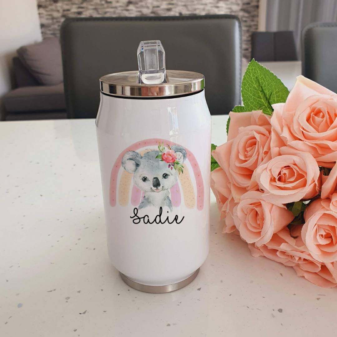 Personalised Koala Drinks Bottle Koala Gift Cola Coke Can Etsy