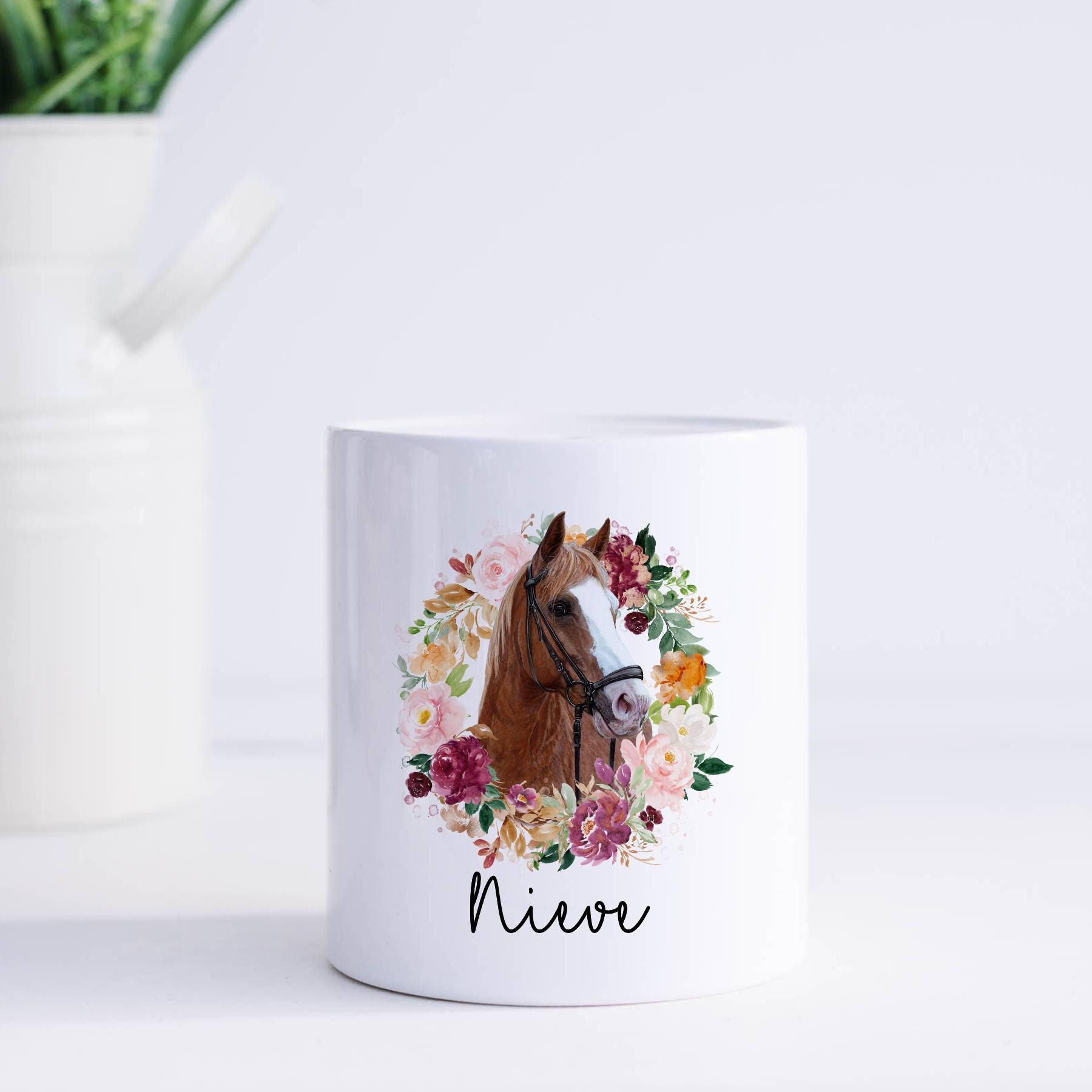 Horse Money Box Personalised Money Box Horse Piggy Bank Etsy