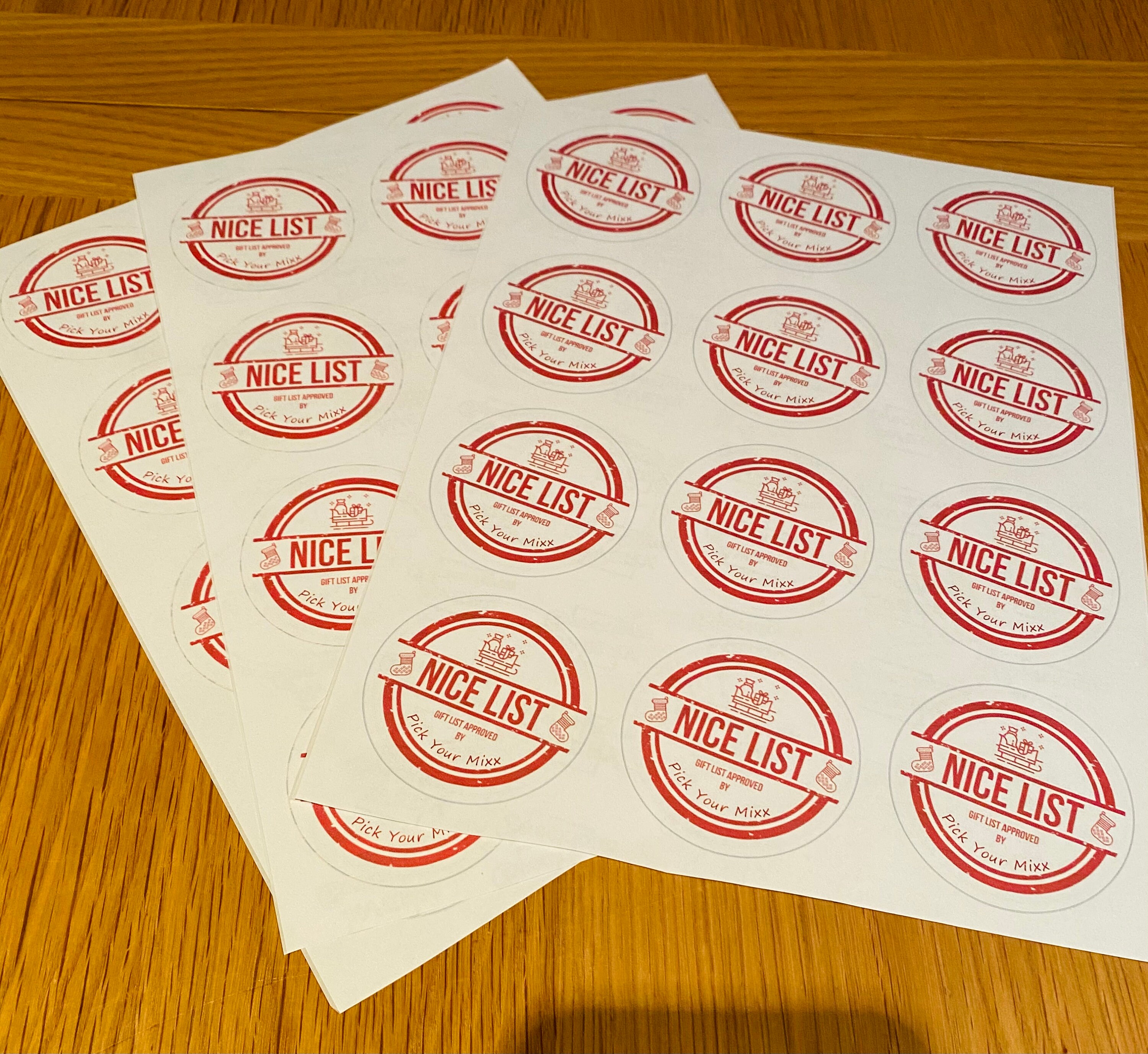 60mm Personalised Logo Stickers Custom Design Stickers Etsy UK