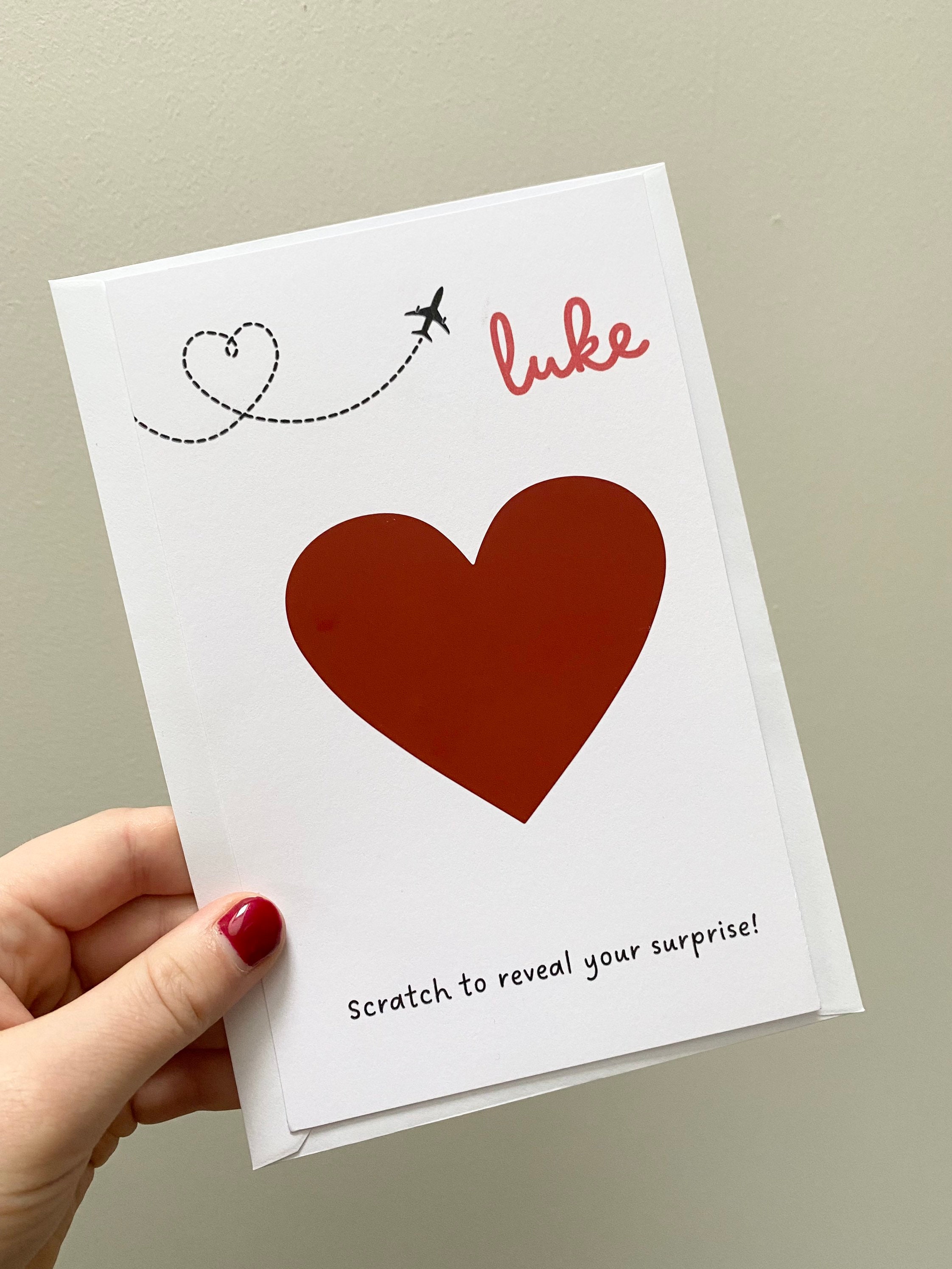 Scratch to Reveal Cardscratch Card Holiday Reveal Card Etsy UK