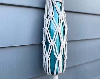 Natural Colour Macrame Drink Bottle Holder