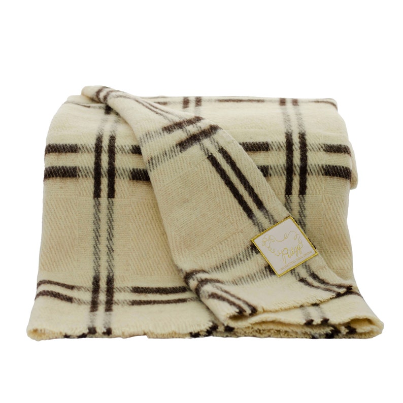 Soft Natural Wool Blanket