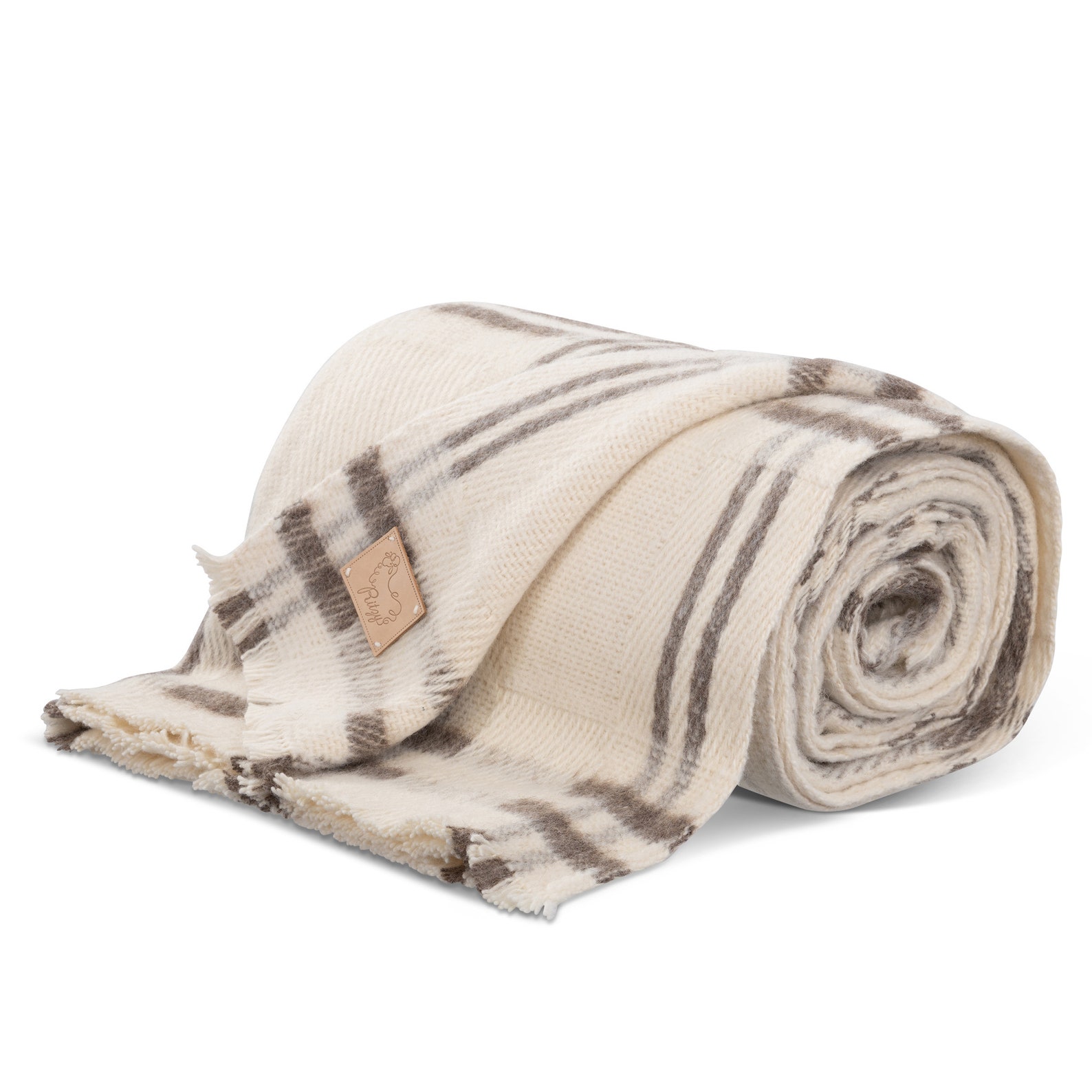 Soft Natural Wool Blanket Queen Size Etsy