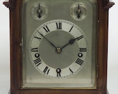 Incredible Sold Mahogany Mantel Clock Westminster Chime Musical Bracket Clock Chiming on 5 Coiled Gongs