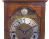 Superb Vintage Caddy Top Mantel Clock Dual Musical Bracket Clock by Elliott