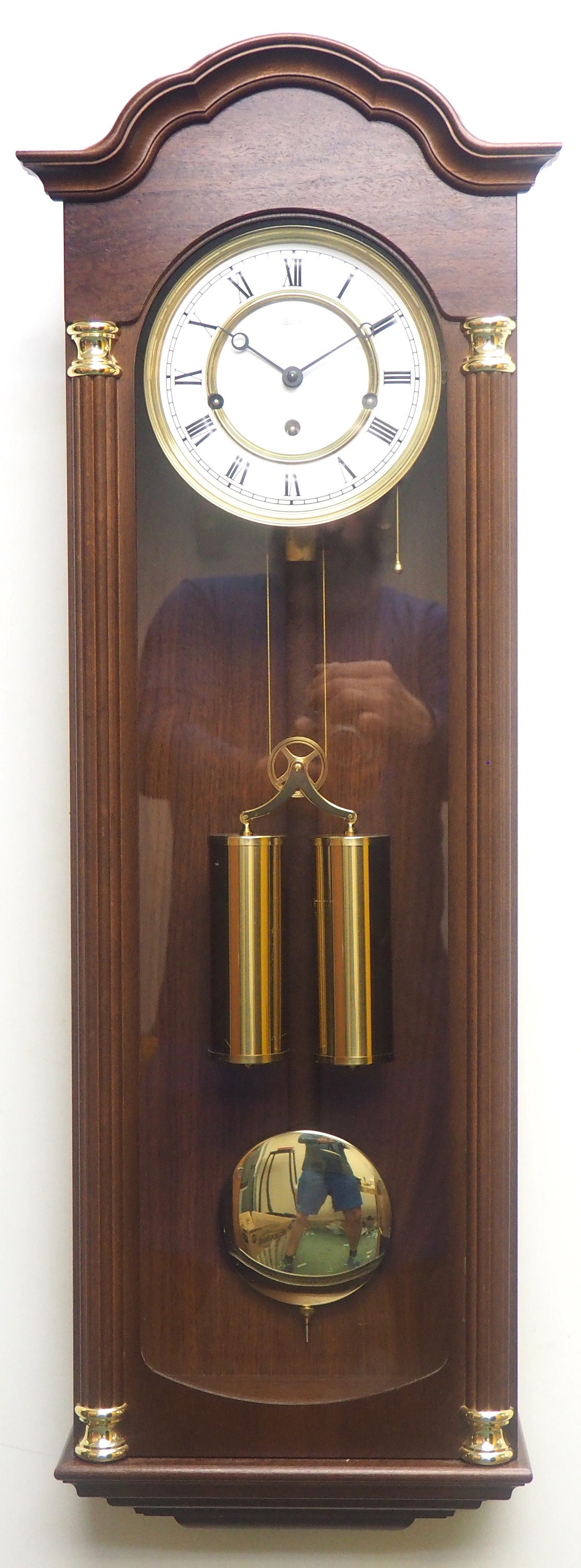 Fine Hermle Musical Wall Clock 8 Day Weight Driven Chiming Etsy