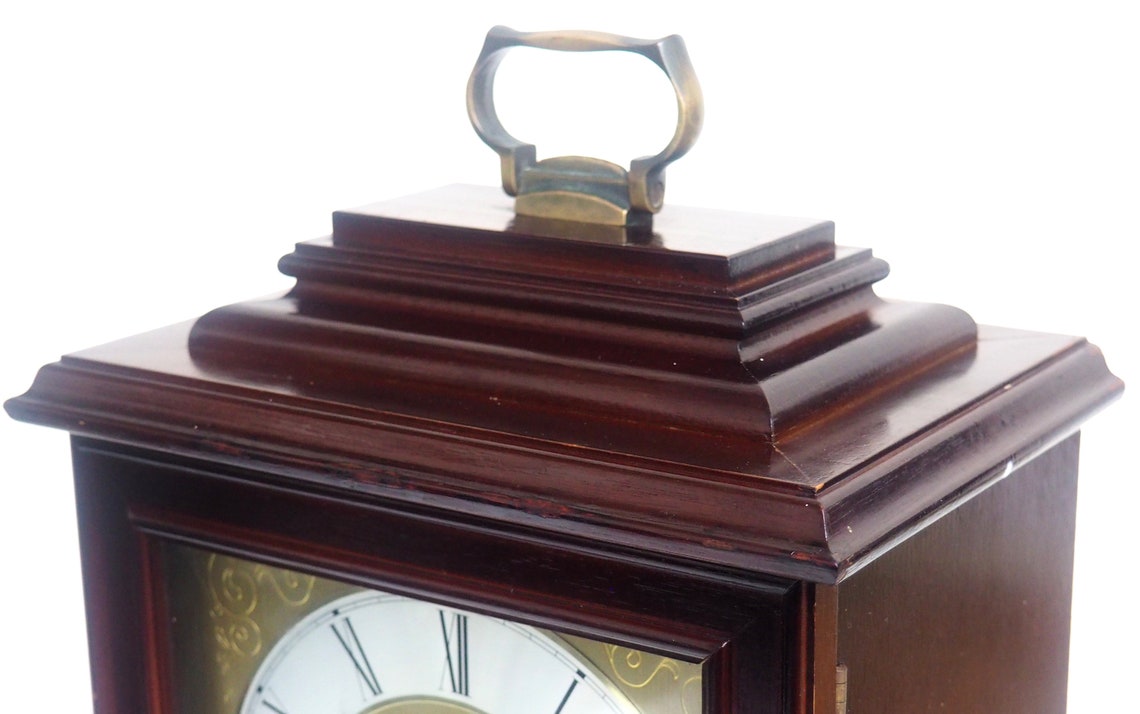 Fine Hermle Mantel Clock 8 Day Chiming Bracket Clock With Etsy