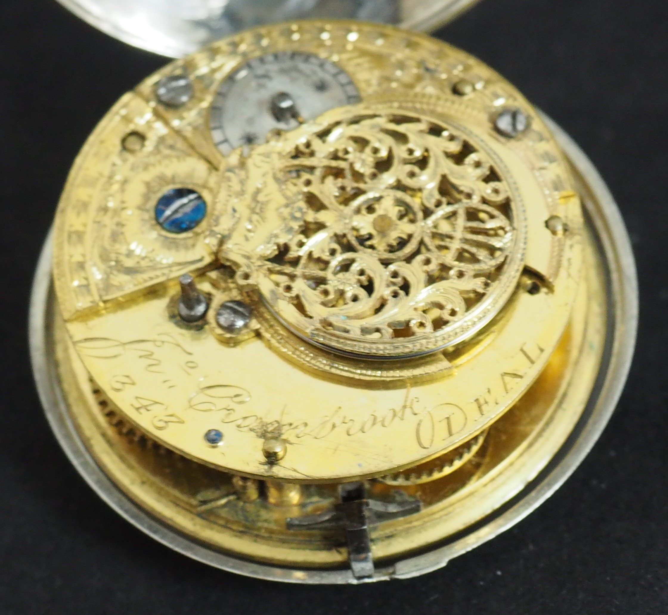 Antique Silver Pair Case Pocket Watch Fusee Verge Escapement Etsy UK