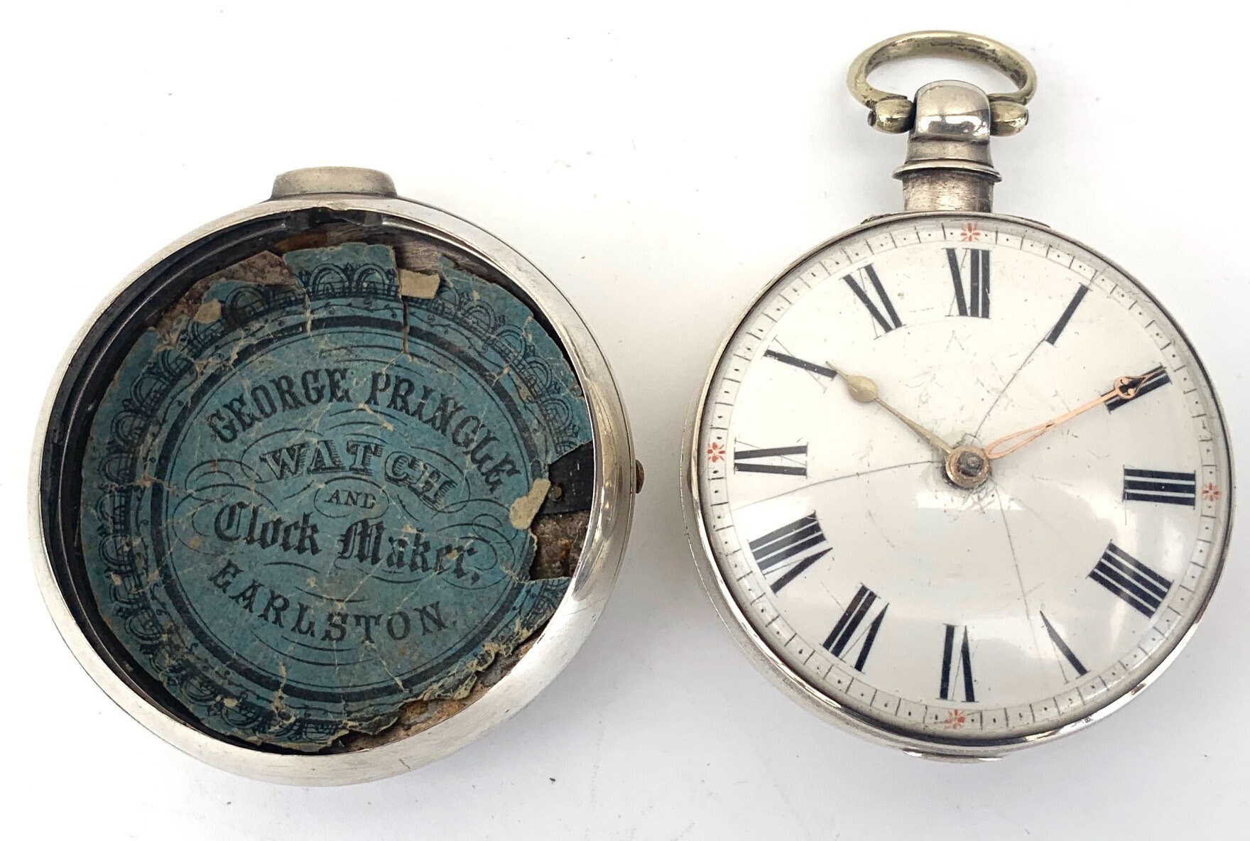 Antique Silver Pair Case Pocket Watch Fusee Verge Escapement - Etsy UK
