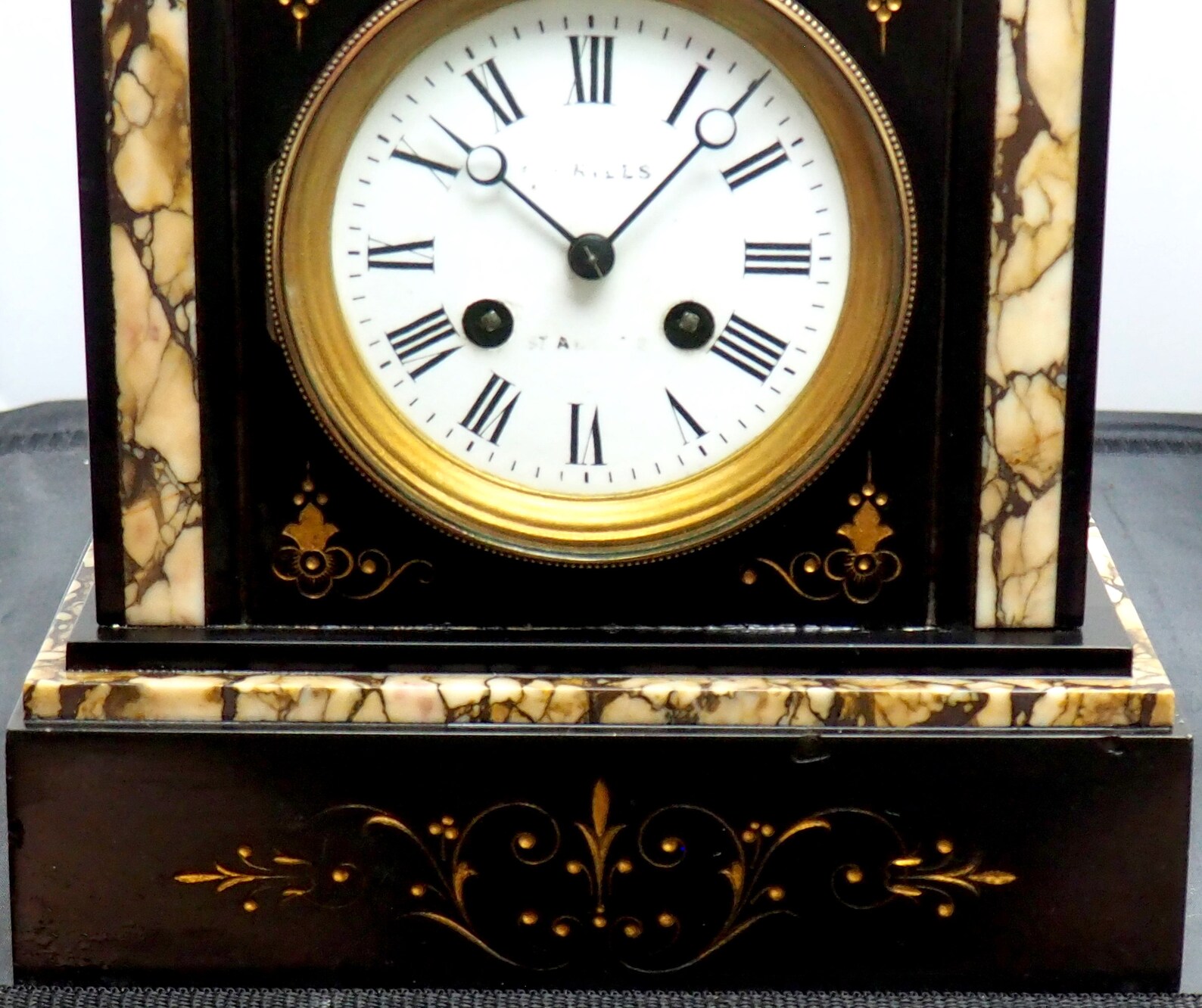 Special French 8day Slate Mantel Clock Striking Clock With Etsy UK