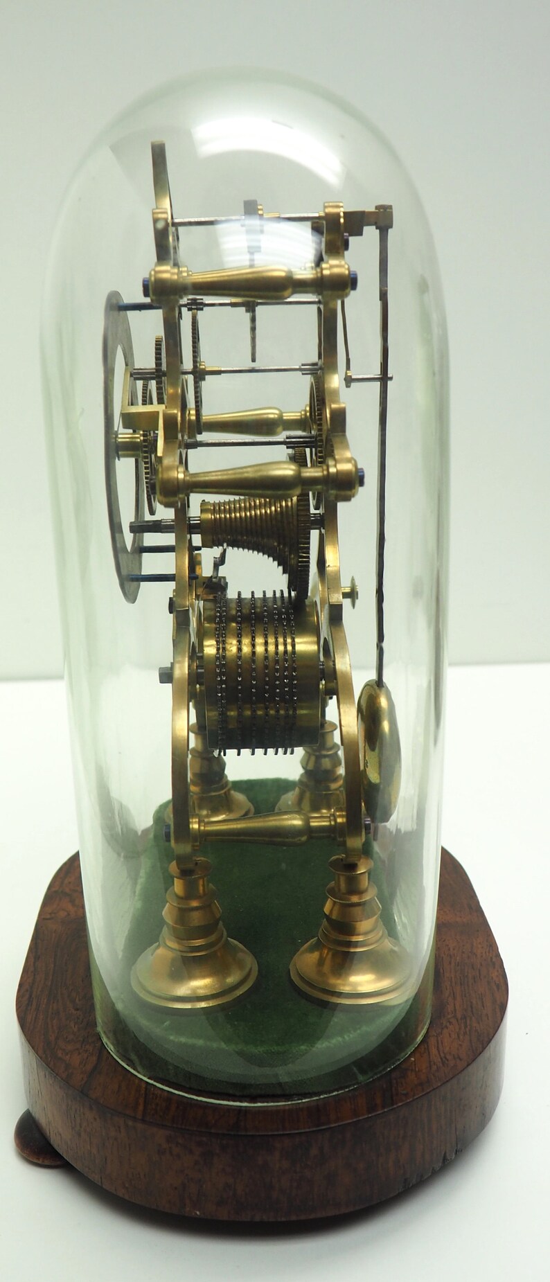 Vintage English Fusee Skeleton Clock 8day Fusee Timepiece Etsy UK