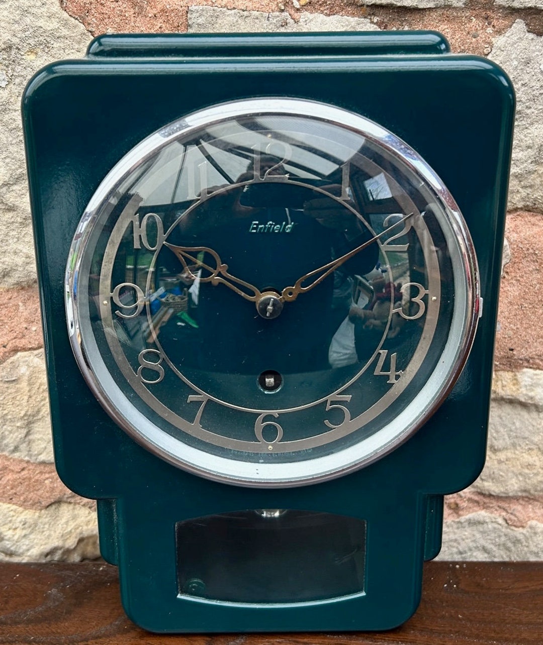 Superb English Smiths Enfield Drop Dial Wall Clock C1950 Etsy