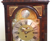 London Verge Musical Westminster Chime Bracket Clock 8 Bell Triple Fusee H Marsh London