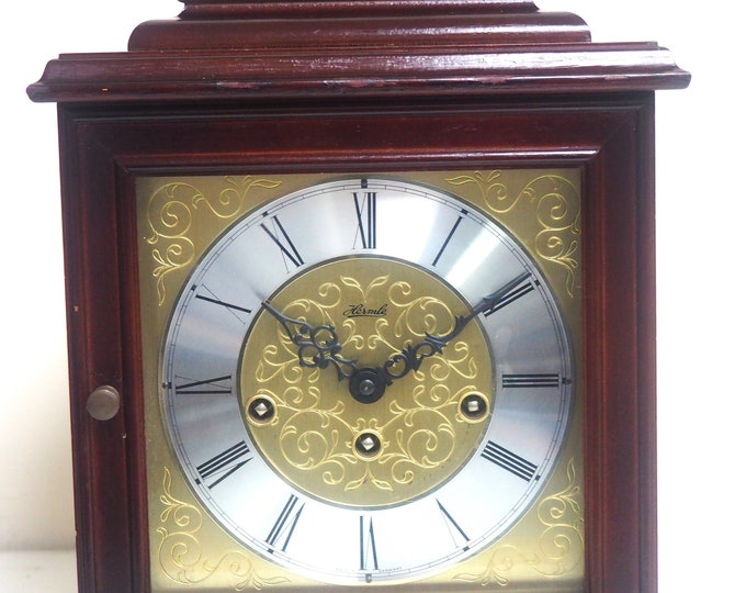 Fine Hermle Mantel Clock 8 Day Chiming Bracket Clock With Etsy