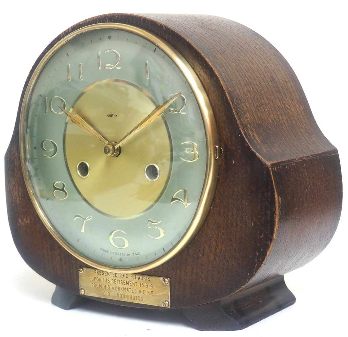 Great Smiths Enfield Antique English Art Deco Mantle Clock 8 Etsy UK