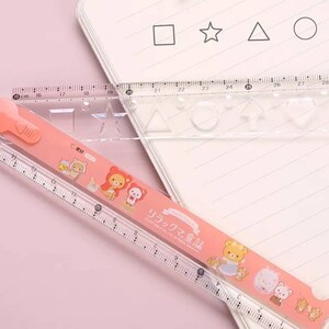 Kawaii Bear Folding Ruler Cute Bear Stationery 30cm Office School Uni ...