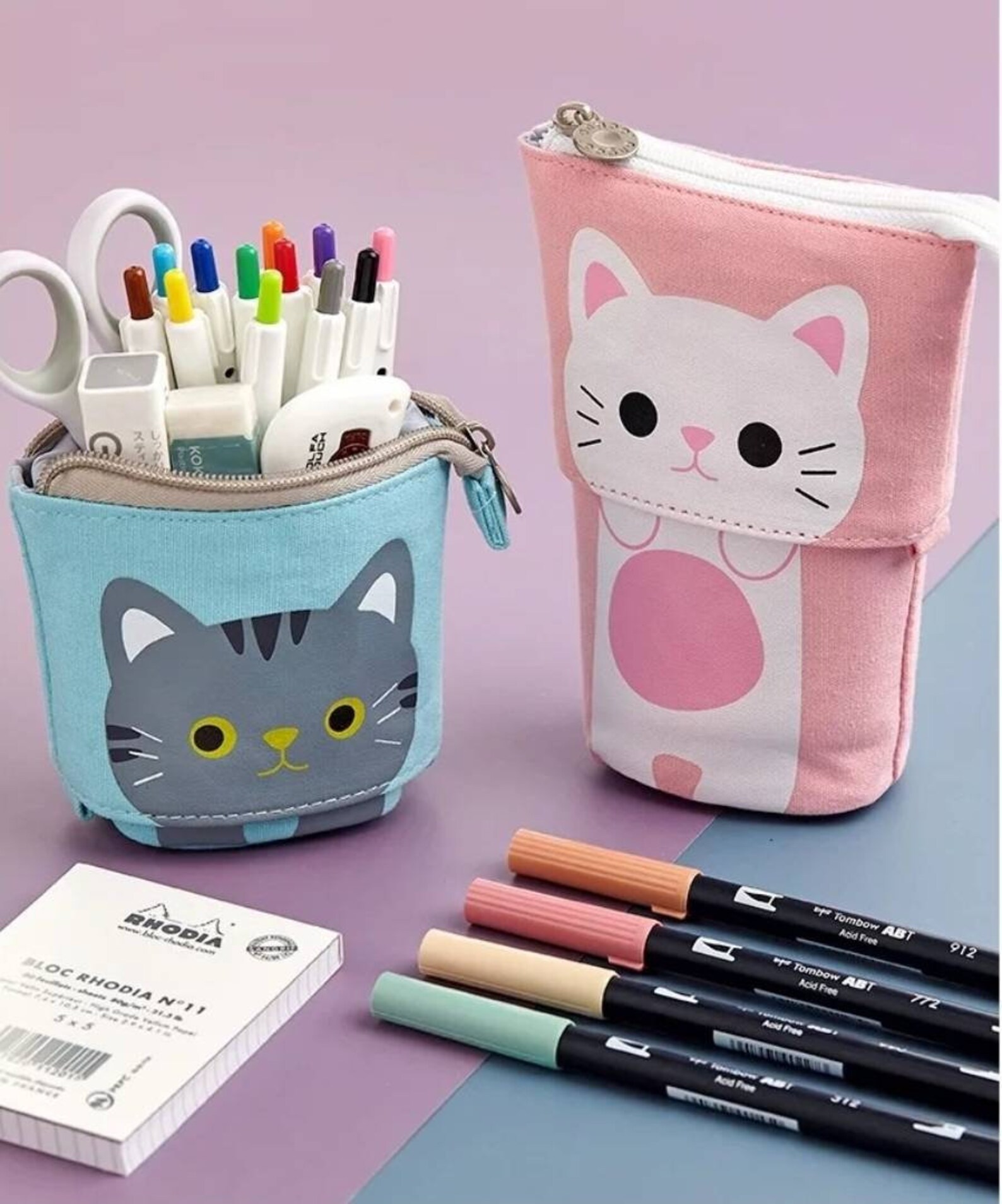 Pop up pencil case sliding retractable pencil case Choose Etsy