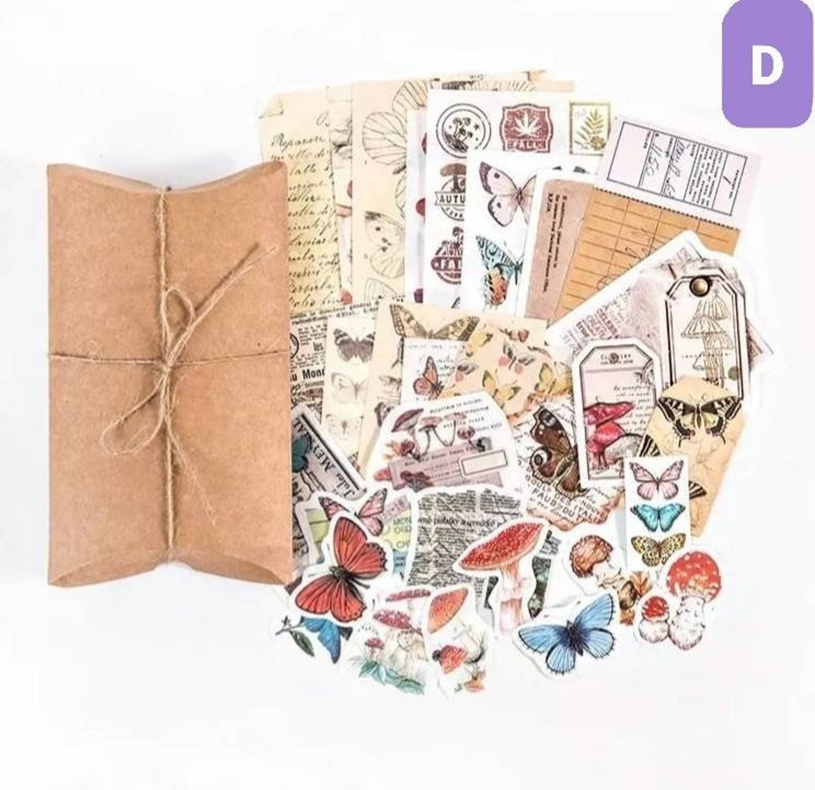Vintage Scrapbook Journal Set - Scrapbook Kit - Vintage Mixed Set ...
