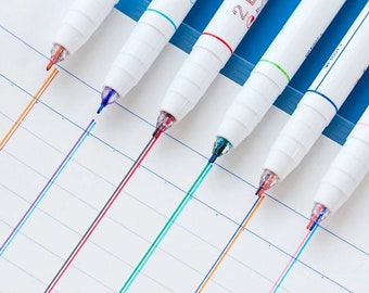 Double line pen - 2 line pen - Choose your colours