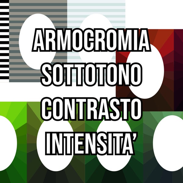 Armocromia set passepartout - sottotono, contrasto, intensità - Cornici per seduta fai da te - A4 - File di Stampa PDF - Alta qualità