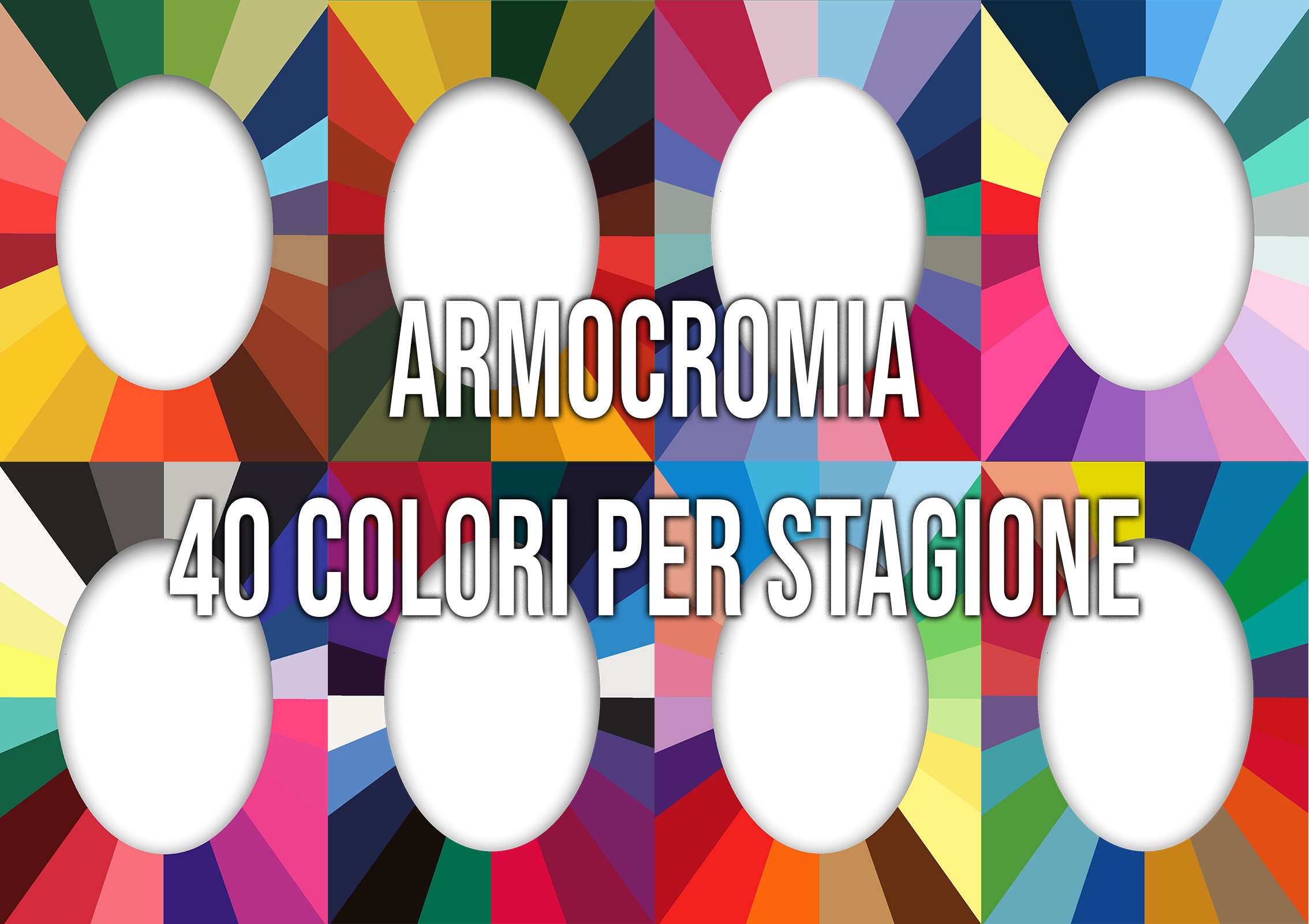 Armocromia Stagioni set passepartout 40 colori per stagione Cornici per  seduta fai da te A4 File di Stampa PNG e PDF Alta qualità -  Italia