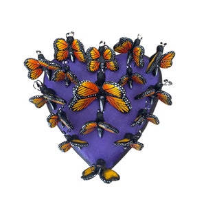 Monarch Butterfly Heart