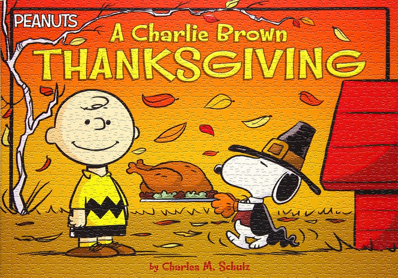 A Charlie Brown Thanksgiving 1000 Piece Jigsaw Puzzle Premium Etsy