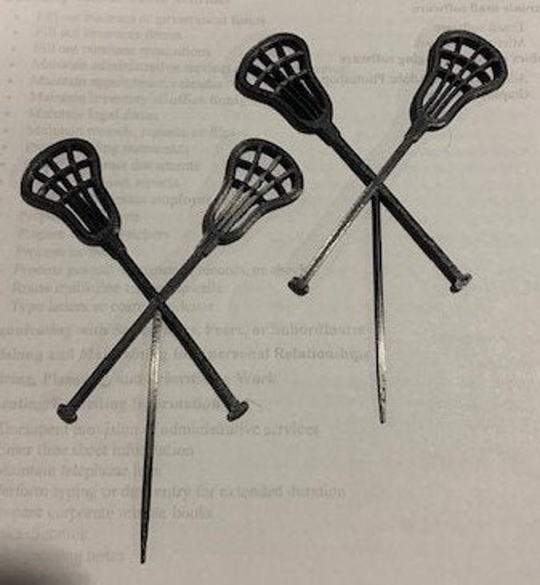 Lacrosse Cupcake Topper Etsy