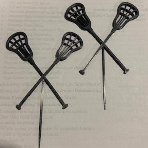 Lacrosse Cupcake Topper Etsy
