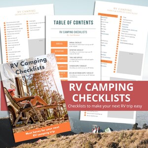 RV checklist, camping checklist, rv packing list, rv must-haves, rv essentials, camping essentials, packing checklist, packing guide