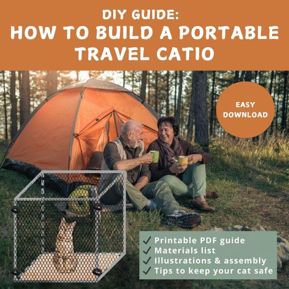 Cat Catio, Portable Catio, Cat Enclosure Outdoor, Cat House, Catio