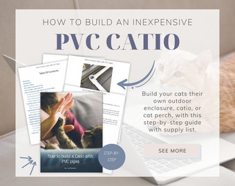 How to build a catio or outdoor enclosure with PVC pipes