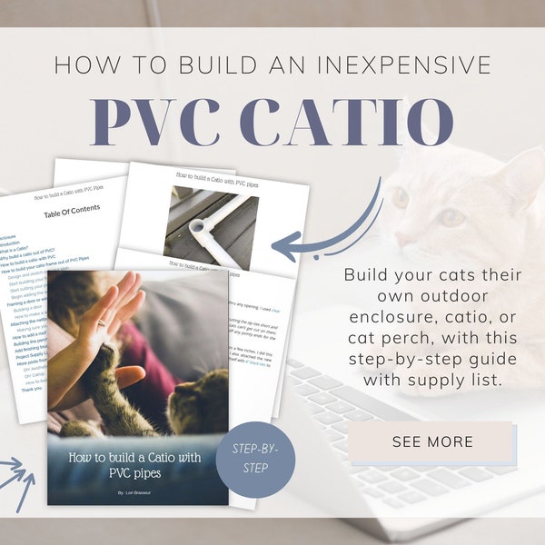 How to build a catio or outdoor enclosure with PVC pipes