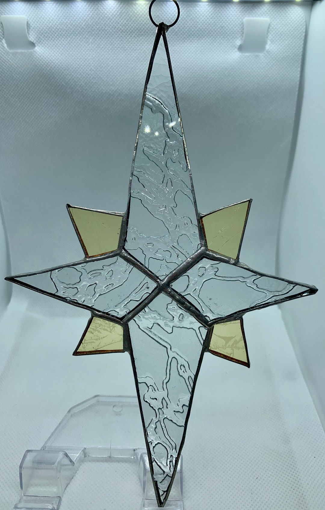 Stained Glass Bethlehem Star Etsy