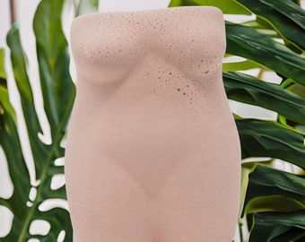 Female Body Planter/ Naked Body-Inclusive Planter /Cement Planters/ Trending Home Decor